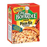 Chef Boyardee Pizza Maker cheese, crust mix, pizza sauce & grated parmesan and romano cheese topping, makes 2 12 Left Picture